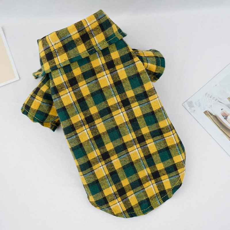 Lemmikloomariided Ruudumustriga Lemmikloomarõivad Lemmikloomakoerad Kassid T-särk Riided