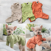 Žieminiai naminių gyvūnėlių drabužiai Mažo šuns kombinezonas pižama šuniuko paltukas Jorkšyro Pomeranijos bichon pudelis Šnauceris šunų drabužių kelnės