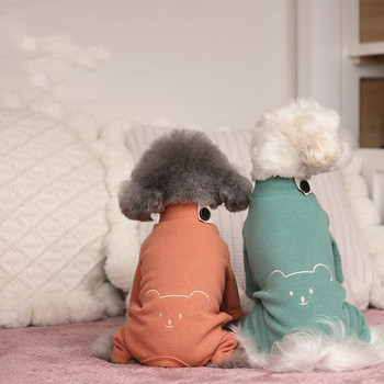 Χειμερινά ρούχα για κατοικίδια Μικρή φόρμα για σκύλους Πιτζάμες για κουτάβι παλτό στολή Yorkshire Pomeranian Bichon Poodle Schnauzer Παντελόνι για σκύλους