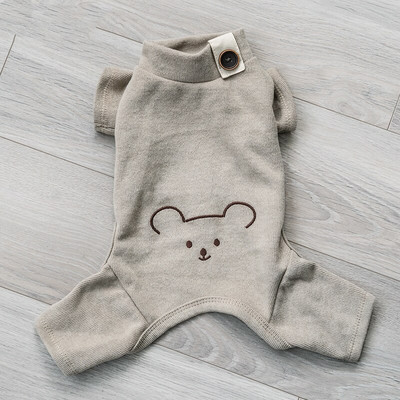 Žieminiai naminių gyvūnėlių drabužiai Mažo šuns kombinezonas pižama šuniuko paltukas Jorkšyro Pomeranijos bichon pudelis Šnauceris šunų drabužių kelnės