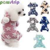 6 farieb Psí overal Oblečenie Zimné teplé pyžamo pre psov Mäkký flísový šteňa Mačka Mikina Kabát Oblečenie pre domáce zvieratá Oblečenie pre mačky Psy Yorkshire