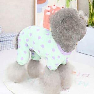 Roztomilé anjelské krídla, oblečenie pre šteniatka, pásiky, tričko s pyžamom pre malé a stredné psy, yorkshirský teriér, kombinézy pre psov, tepláková súprava, overal.