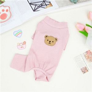 Roztomilé anjelské krídla, oblečenie pre šteniatka, pásiky, tričko s pyžamom pre malé a stredné psy, yorkshirský teriér, kombinézy pre psov, tepláková súprava, overal.