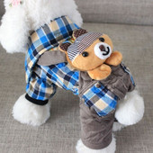 Šunų kombinezonas kelnės Žieminiai naminių gyvūnėlių paltai Striukė šuniukas Mažas šunų kostiumas Drabužiai Pomeranijos pudelis Bichon Frise Šnauceris Šunų Drabužiai