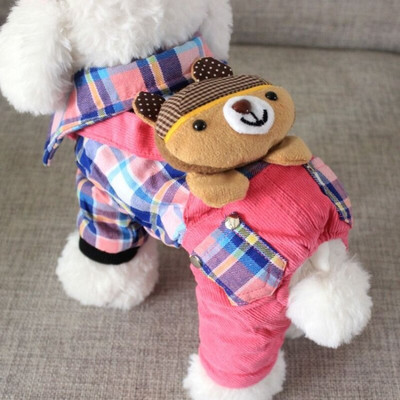 Šunų kombinezonas kelnės Žieminiai naminių gyvūnėlių paltai Striukė šuniukas Mažas šunų kostiumas Drabužiai Pomeranijos pudelis Bichon Frise Šnauceris Šunų Drabužiai