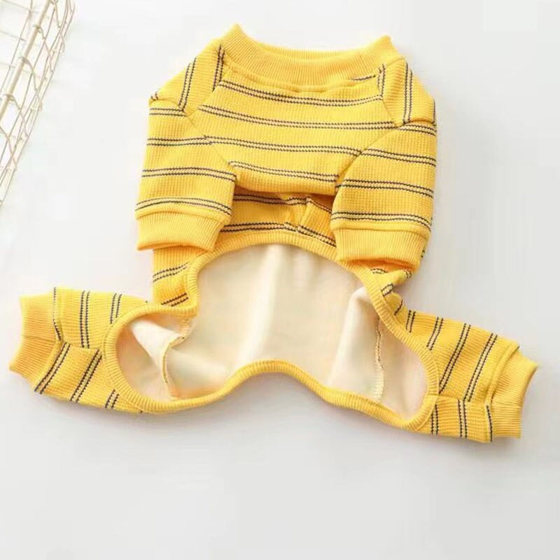 Fâșii haine calde de iarnă pentru câini pentru câini pijamale salopete îngroșate salopete pentru câini salopete pentru câini de talie mică trening pentru cățeluși 3L