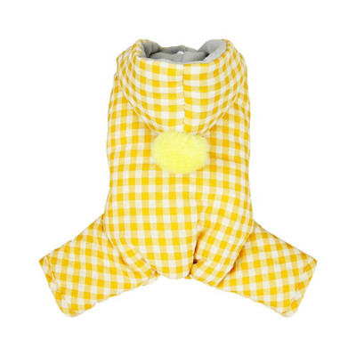 Zimný overal pre psov, zahusťovacia mikina s kapucňou pre domáce zvieratá, zimné oblečenie pre psov, teplé kombinézy na štyri nohy pre malé psy, šteňatá, čivavy