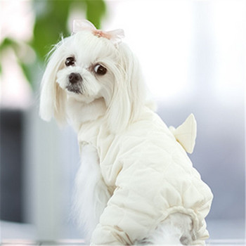 Ζεστά ρούχα για σκύλους Χειμερινά ρούχα για κατοικίδια Σαλόνι για κουτάβι Μικρή στολή σκυλιών Κοστούμι για σκύλους Yorkshire Pomeranian Poodle Bichon Schnauzer