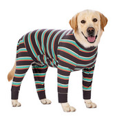 Didelių šunų drabužių kombinezonas vidutinio dydžio šunims pižamos kelnės Drabužiai Plonas šuns paltas Elastingi naminių gyvūnėlių marškinėliai ilgomis rankovėmis augintinio kostiumas