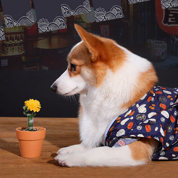 HOOPET Дрехи за домашни кучета за кучета Пролет Лято Жилетка за кучета Малки кучета Чихуахуа Памучни кученца Ризи Тениска Котешки жилетки