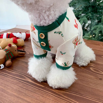 Κουτάβι Χριστουγεννιάτικα Ρούχα Φθινοπωρινά και Χειμερινά Φθινοπωρινά και Χειμερινά Πουκάμισα Αρκουδάκι Πουλόβερ Ζεστά Ρούχα Σκύλου Προμήθειες για κατοικίδια XS-XL