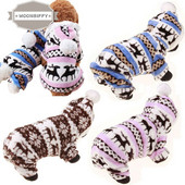 Šteniatko Pes Zimný teplý overal s kapucňou Oblečenie Roztomilé svetre pre domáce zvieratá Mikina s kapucňou Kabát Kostýmy Doplnky pre psov Produkty pre domáce zvieratá