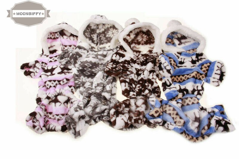 Šteniatko Pes Zimný teplý overal s kapucňou Oblečenie Roztomilé svetre pre domáce zvieratá Mikina s kapucňou Kabát Kostýmy Doplnky pre psov Produkty pre domáce zvieratá