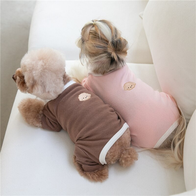 Animale de companie Produse Salopete cu design simplu pentru caini mici