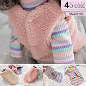 Най-новите дрехи за кучета Яке за кучета Модно зимно кученце за домашни любимци Котка Дрехи за кучета Жилетка Пролет Есен Зимно палто Яке за малки кучета Жилетки