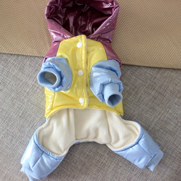 Atsparus vandeniui šunų kombinezonas šiltas paltas Striukė Žieminiai šunų drabužiai šuniuko maži kostiumai, Jorkšyro Pomeranijos šnaucerių drabužiai