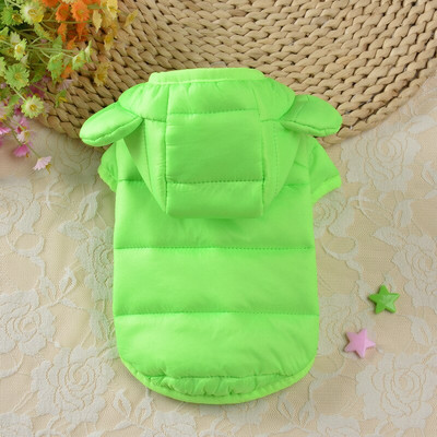 Šilti žieminiai drabužiai mažiems šunims nuo vėjo nepraleidžiantys naminių šunų paltai Striukė paminkštinti drabužiai, skirti Yorkie Chihuahua šuniuko katės aprangos liemenei