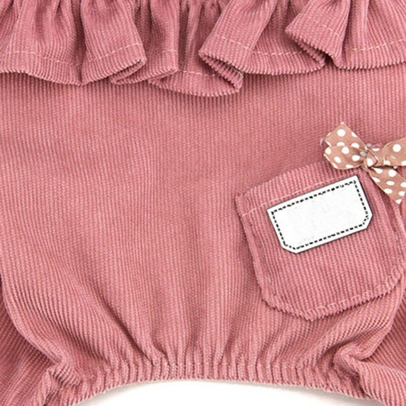 Oblečenie pre psov, roztomilý manšestrový overal, malé a stredné domáce zvieratá, pohodlné módne nohavice, jeseň/zima, teplý mačací kostým, oblečenie pre domáce zvieratá