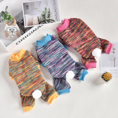 Overal pre psa a mačku s kapucňou, dúhový dizajn, kabát pre domáce zvieratá, šteňa, bunda, jarné/jesenné oblečenie