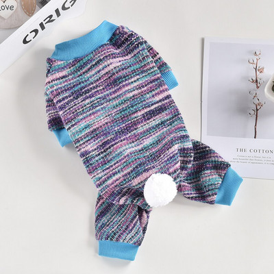 Overal pre psa a mačku s kapucňou, dúhový dizajn, kabát pre domáce zvieratá, šteňa, bunda, jarné/jesenné oblečenie