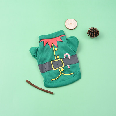 Koera jõuluriided Prantsuse buldogi lemmikloomariided Pehmed uusaasta lemmikloomariided väikestele keskmistele koertele Chihuahua kutsikas Ropa Perro mops