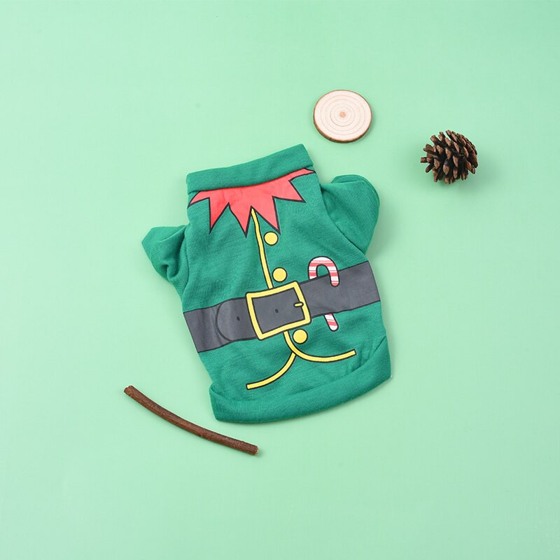 Koera jõuluriided Prantsuse buldogi lemmikloomariided Pehmed uusaasta lemmikloomariided väikestele keskmistele koertele Chihuahua kutsikas Ropa Perro mops