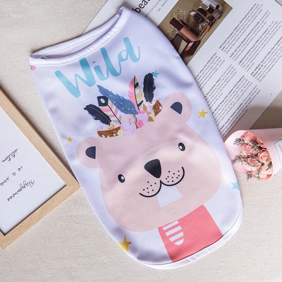 Multifilmi kutsika koera vesti särk Suvised lemmikloomariided väikestele koertele Chihuahua Yorkshire`i malta särgid Koerad Lemmikloomad Riided Kassirõivad