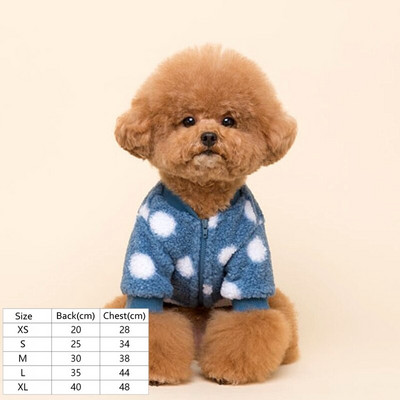 Меки Ежедневни облекла за домашни любимци Плюшена жилетка Дрехи за кученца Пудел Теди Бишон Куче Котка Йоркширски померан Шнауцер Дрехи за малки кучета