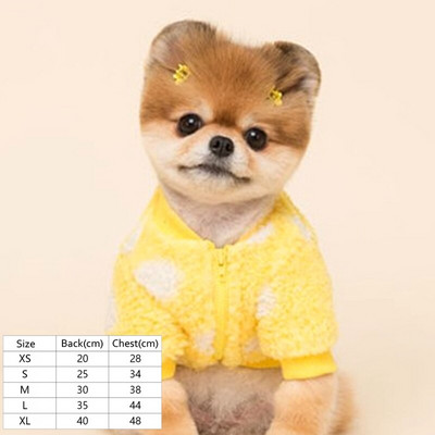 Меки Ежедневни облекла за домашни любимци Плюшена жилетка Дрехи за кученца Пудел Теди Бишон Куче Котка Йоркширски померан Шнауцер Дрехи за малки кучета