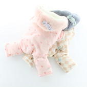 Σούπερ ζεστά ρούχα για σκύλους χειμερινή φόρμα για σκύλους York Pomeranian Chihuahua Bichon Κοστούμια μικρού μεγέθους για σκύλους