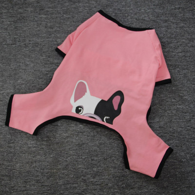 Francúzsky buldoček pyžamo módne domáce zvieratá pes 4 nohy teplé oblečenie pre malé stredné šteniatka psy mačky bradáč dropshipping LAC02