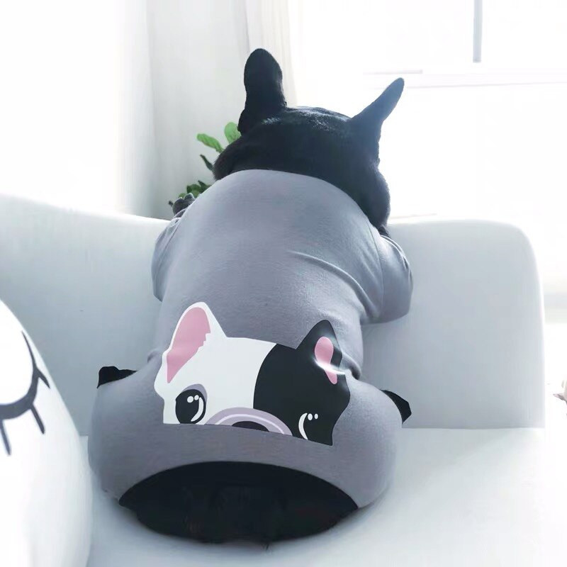 Francúzsky buldoček pyžamo módne domáce zvieratá pes 4 nohy teplé oblečenie pre malé stredné šteniatka psy mačky bradáč dropshipping LAC02