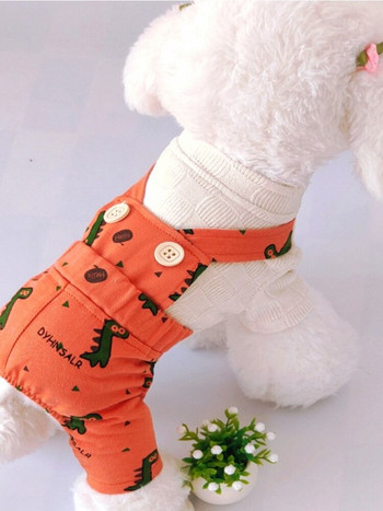 Ρούχα για μικρά σκυλιά Χειμερινή φθινοπωρινή φόρμα για γάτα Μάλλινο πουλόβερ κινουμένων σχεδίων κουτάβι Ζεστό γλυκό παλτό Χοντρό κοστούμι Poodle Chihuahua Pug
