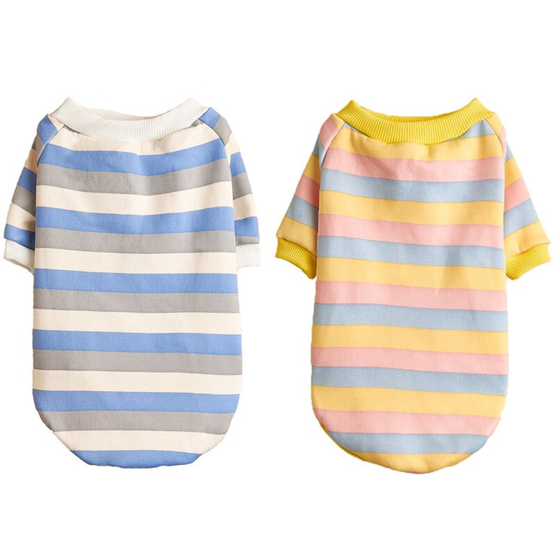 Lemmikloomakapuuts Kontrastne kapuuts Sügis- ja Talvine Soe Triibuline Lemmikloomariided INS Universaalne Triibuline Pehme Mugav Soe Kapuuts Koertele