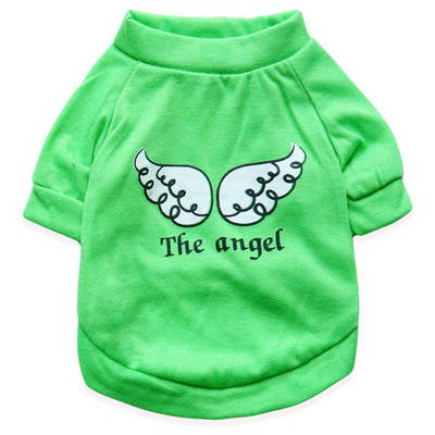 Ingli mustriga lemmikloomakoera T-särk Suvine kutsikariided väikestele koertele Chihuahua mopsi särgid Kassi koera vest Lahedad õhukesed lemmikloomad koerad riided