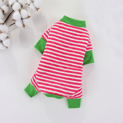 Talvised kombinesoonid koertele Tepitud kombinesoon yorkidele Chihuahua triibuline väikeste koerte riided fliisist lemmiklooma kassi riided