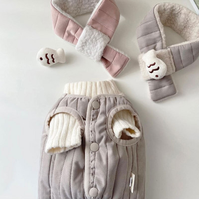 Lemmikloomariided Sügis Talv Keskmine Väike Koer Soe Vest Mood Lill Magus Sall Muster Kassipoeg Kutsikas Armas Mantel Yorkshire Puudel