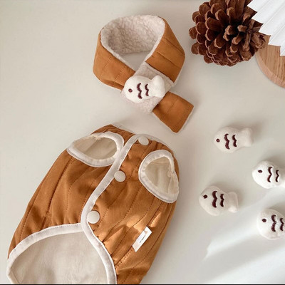 Lemmikloomariided Sügis Talv Keskmine Väike Koer Soe Vest Mood Lill Magus Sall Muster Kassipoeg Kutsikas Armas Mantel Yorkshire Puudel