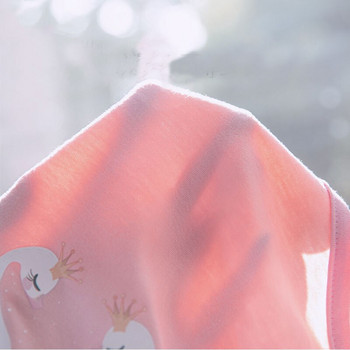 Ροζ πιτζάμες κύκνου Ρούχα σκυλιών από καθαρό βαμβακερό φόρμα γυναικείας φόρμας αποστείρωσης με περιτύλιγμα κοιλιάς Κοστούμι αποκατάστασης για ρούχα για κατοικίδια Πιτζάμες