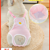 Γαλλικό μπουλντόγκ τεριέ Εσώρουχα βαμβακερά Four Seasons Small Medium Fat Animal Jumpsuit Παντελόνι Physiological Sanitary Diaper Girl