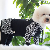 Naminių šunų kombinezonas šuniukui Kombinezonai Drabužiai tamprios medvilnės, apsaugantys pilvą pižamos mažiems šunims Megztinis kostiumas Čihuahua pudelis mopsas