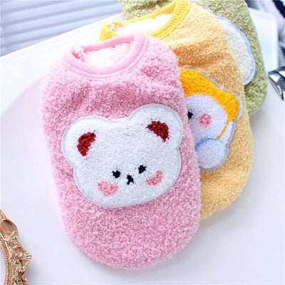 Šteňacia vesta, jeseň/zima, teplý sveter s kreslenými postavičkami, mačka, módny vlnený sveter, stredný, malý pes, hrubý kabát, čivava, pudel, yorkshirský