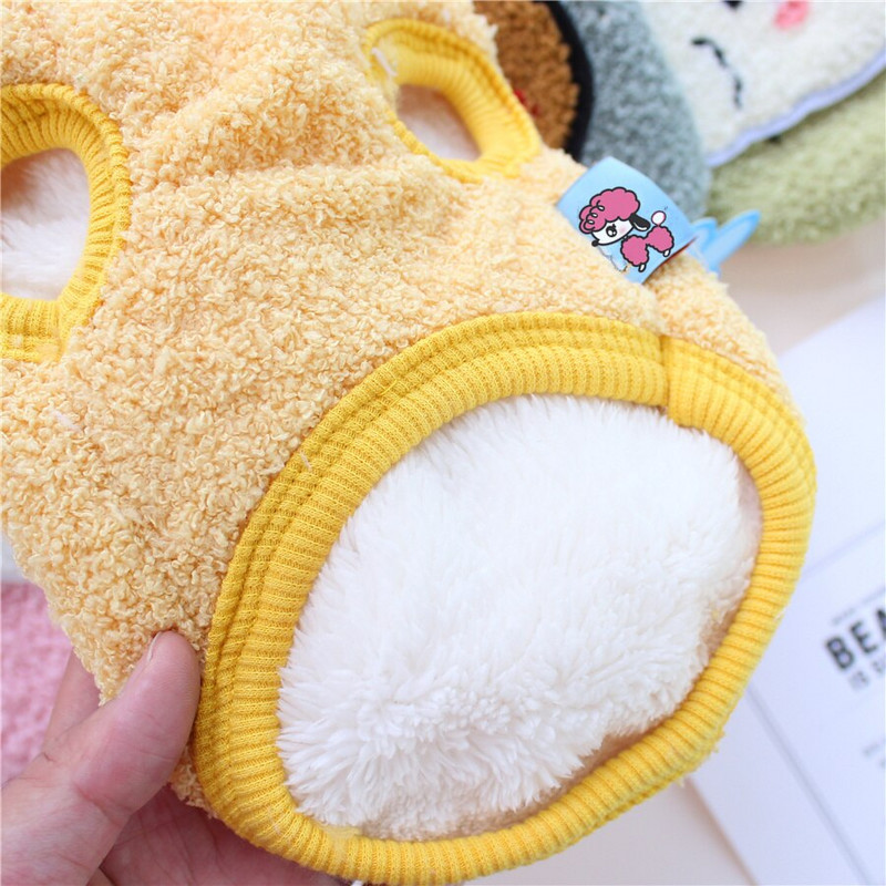 Šteňacia vesta, jeseň/zima, teplý sveter s kreslenými postavičkami, mačka, módny vlnený sveter, stredný, malý pes, hrubý kabát, čivava, pudel, yorkshirský