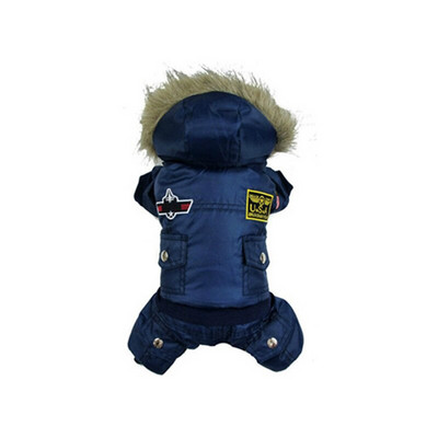 Pawstrip Dog Jumpsuit Thickn Warm Coat For Malé, Stredné, Veľké psy Nepremokavé Zimné Šteniatko Štyri Nohy Kostým Ropa Para Perro