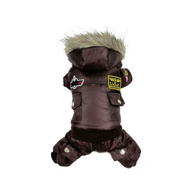 Pawstrip Dog Jumpsuit Thickn Warm Coat For Malé, Stredné, Veľké psy Nepremokavé Zimné Šteniatko Štyri Nohy Kostým Ropa Para Perro