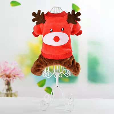 Lemmikloomariided Sügistalv Pidžaamad Majapidamis Flanell Puuvill Pehme Armsad Multifilmisärgid Kombinesoonid Bulldog Chihuahua Soe vill