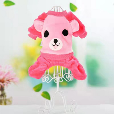 Lemmikloomariided Sügistalv Pidžaamad Majapidamis Flanell Puuvill Pehme Armsad Multifilmisärgid Kombinesoonid Bulldog Chihuahua Soe vill