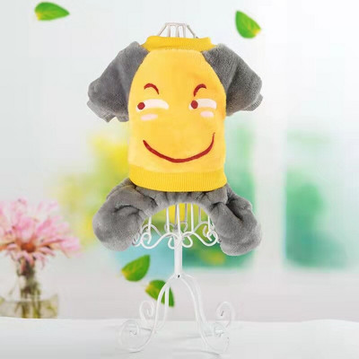 Lemmikloomariided Sügistalv Pidžaamad Majapidamis Flanell Puuvill Pehme Armsad Multifilmisärgid Kombinesoonid Bulldog Chihuahua Soe vill