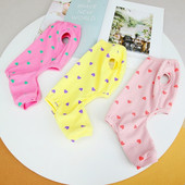 Oblečenie pre domácich miláčikov z roku 2022 pre malých psov, pyžamo s potlačou srdca a čivavou, yorkshirský kostým v kórejskom štýle