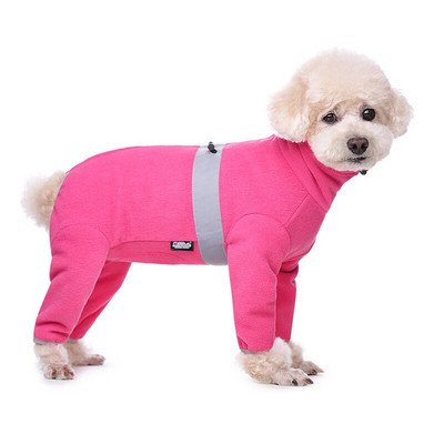 Salopetă din lână pentru câini de talie mică Haine reflectorizante pentru cățeluși Îmbrăcăminte caldă de iarnă pentru câini pentru câini de talie mică Salopete de lux pentru câini pentru bărbați și femei